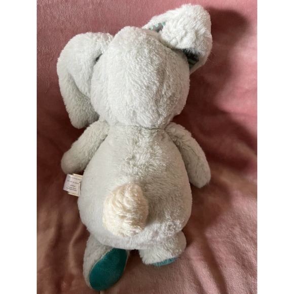 B You Minty Bunny 13” Plush Stuffed Animal. Peppy-mint green rabbit - Picture 2 of 5